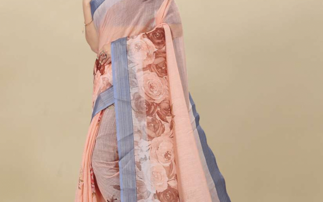 Linen Saree