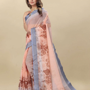 Linen Saree