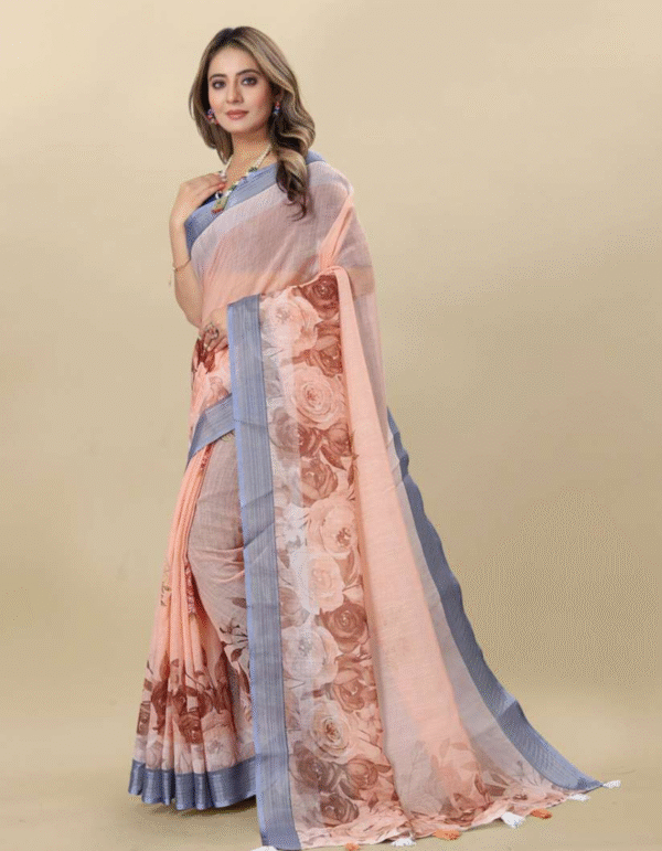 Linen Saree